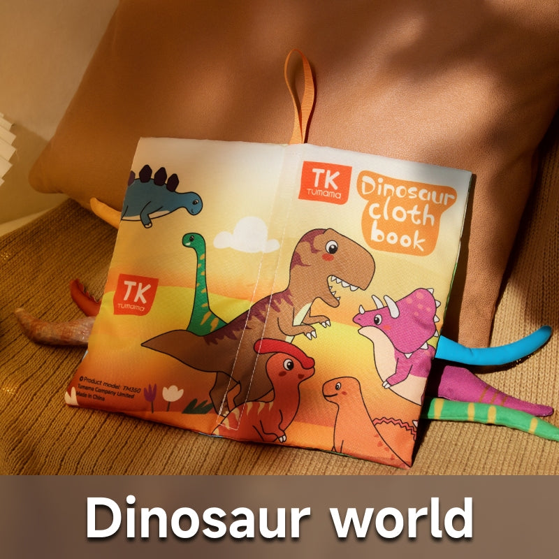 3D Tail Cloth Book - Dinosaur