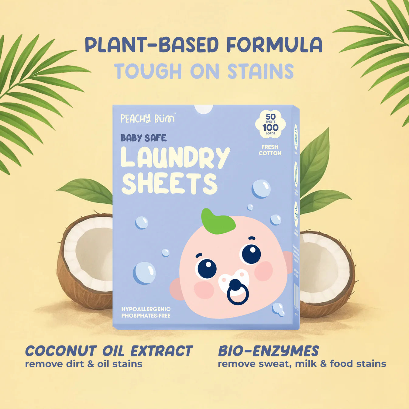 Baby Safe Laundry Sheets - Travel Size