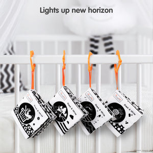 Cloth Book - Black & White (4 a set)