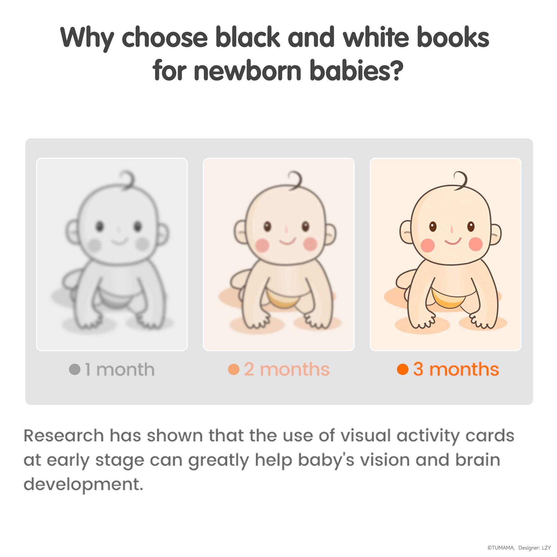 Cloth Book - Black & White (4 a set)