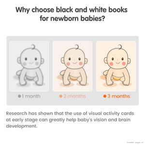 Cloth Book - Black & White (4 a set)