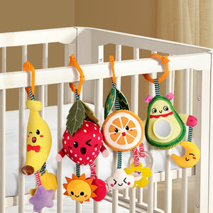 Fruits Hanging Rattles Set