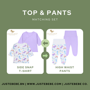 Rainbow Unicorn Matching Set (Top + Pants) – JUSTEBEBE
