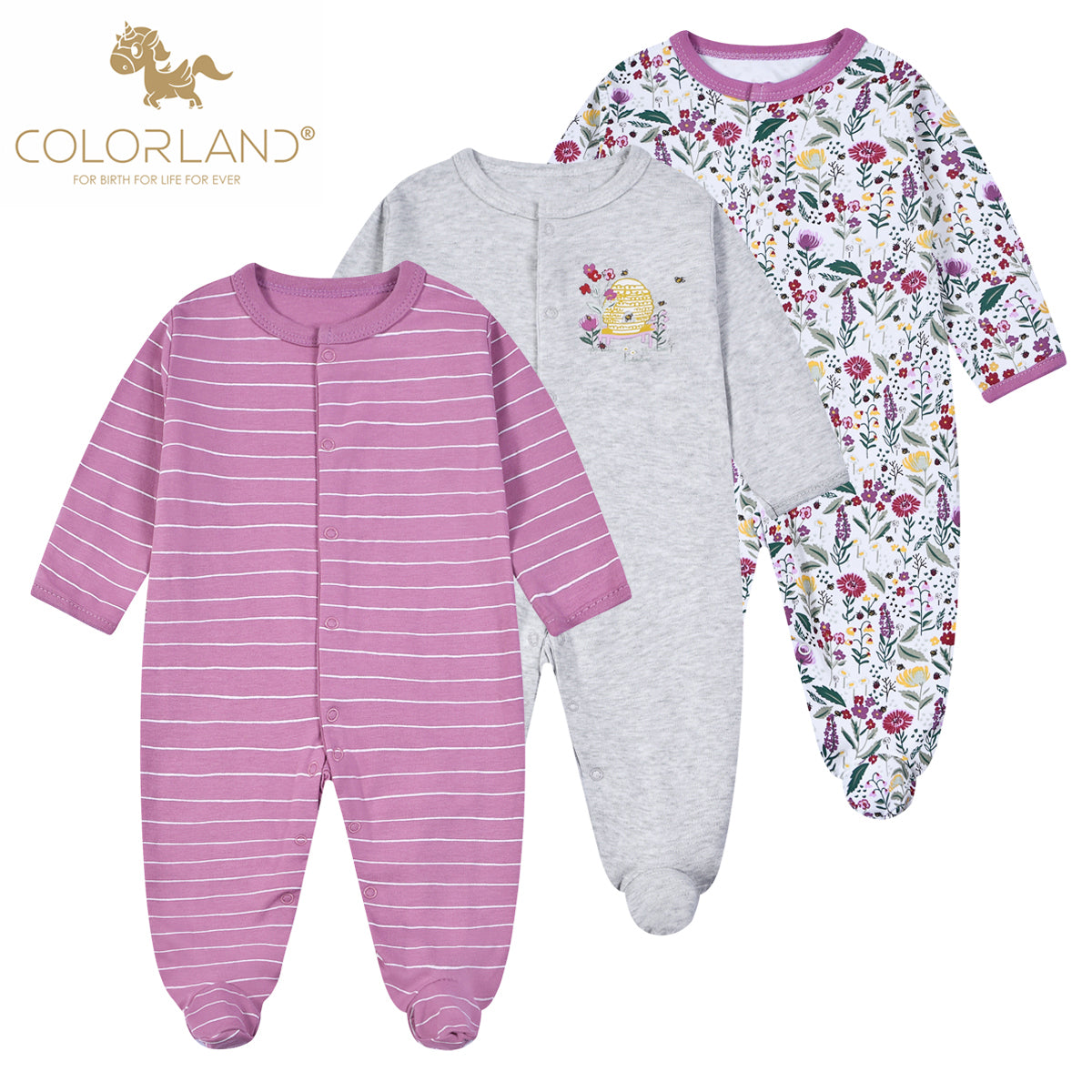 English Garden Romper/ Sleepsuit