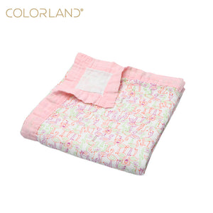 Flamingo Muslin Blanket (4 layers)
