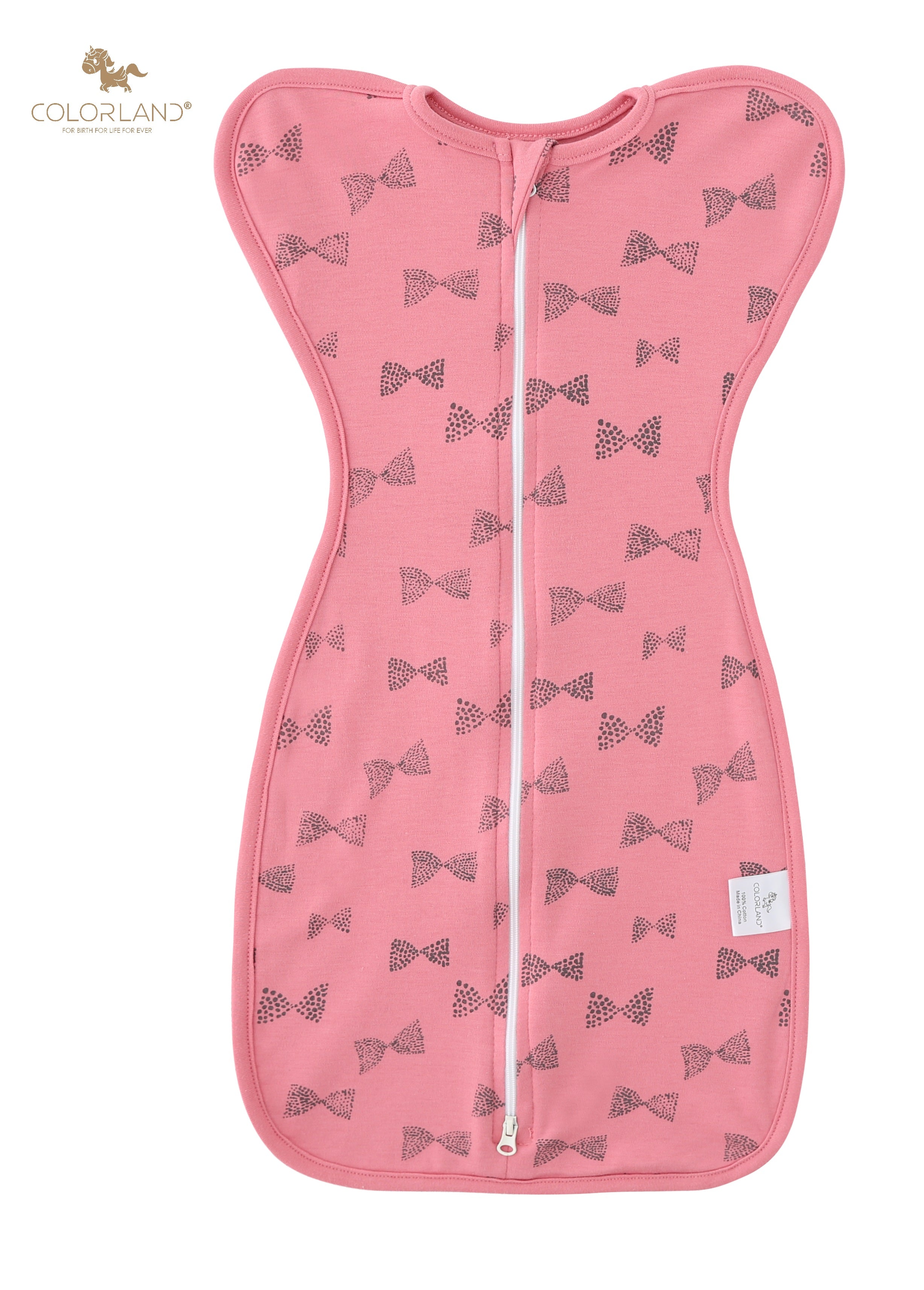 Zip Swaddle (Pink Ribbon)