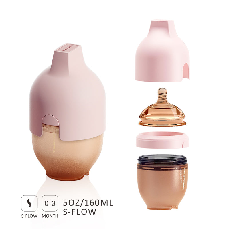 Ultra wide neck baby bottle (S flow) - 5oz/160ml