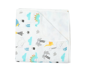 Dino Vacation Muslin Towel