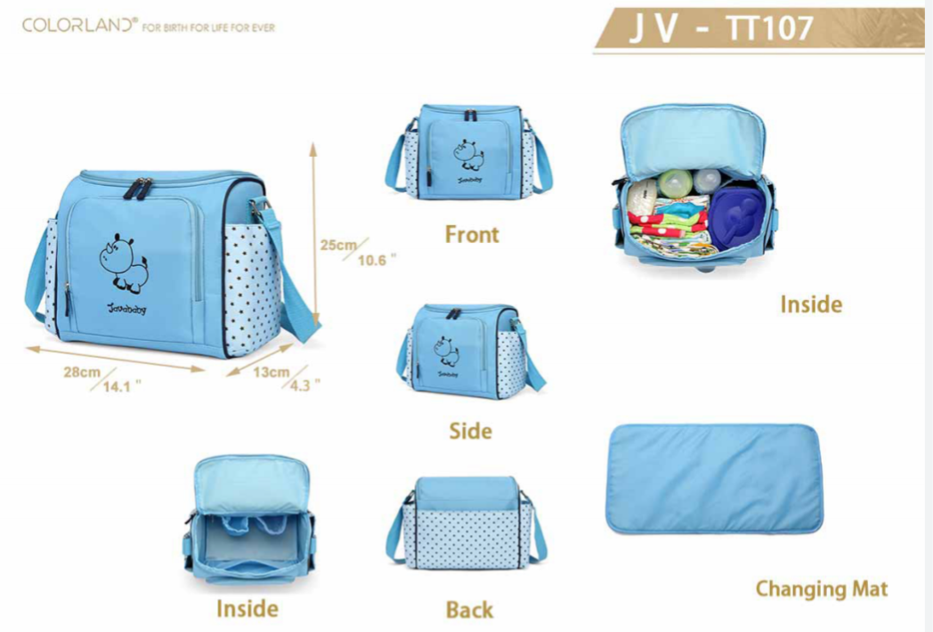Javababy Clover Tote Bag (Mary Flower)